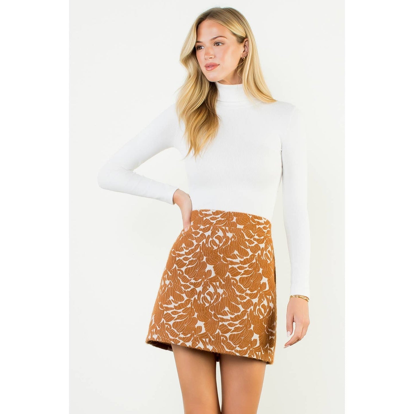 SUEDE FALL SKIRT