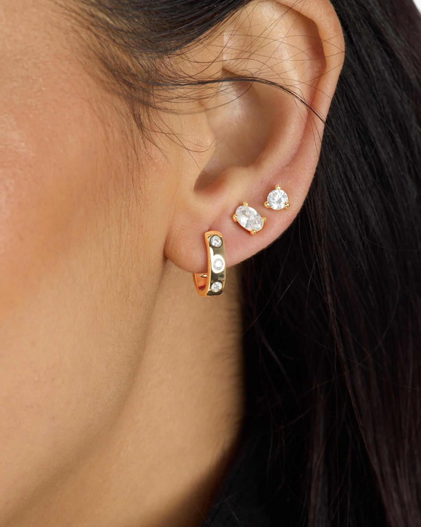 MELINDA MARIA | ASHLEY CHAIN CONVERTIBLE EARRING