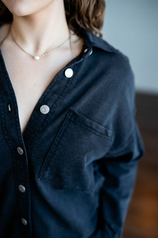 Z SUPPLY ALL DAY KNIT DENIM JACKET