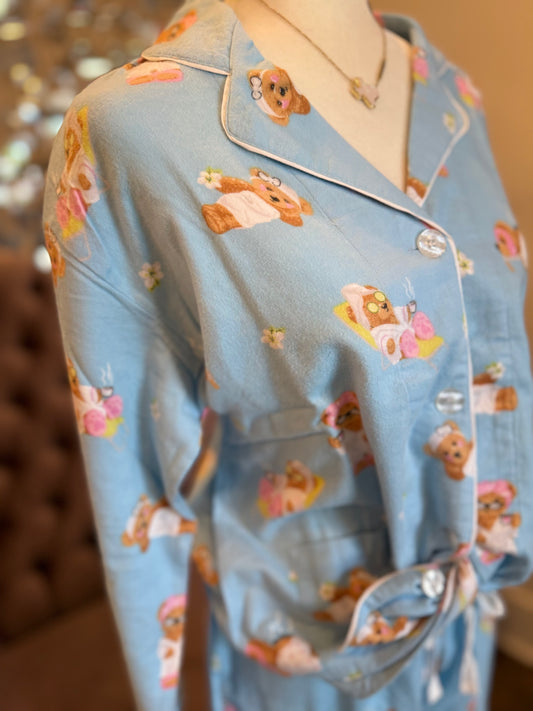 BEAR PRINT FLANNEL | PJ SALVAGE