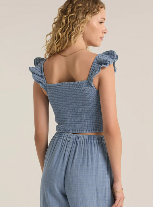 Z SUPPLY HERA GAUZE TOP