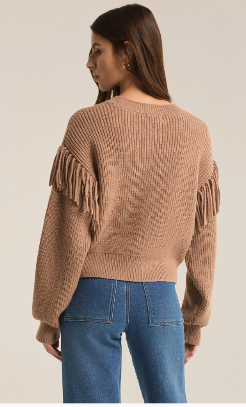 ON THE FRINGE SWEATER