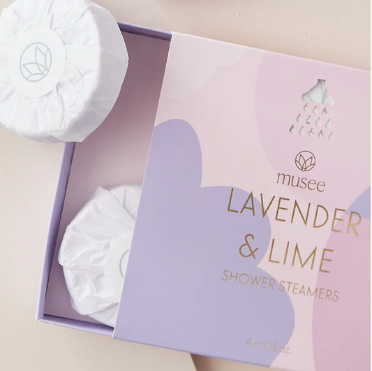 MUSEE LAVENDER & LIME SHOWER STEAMERS