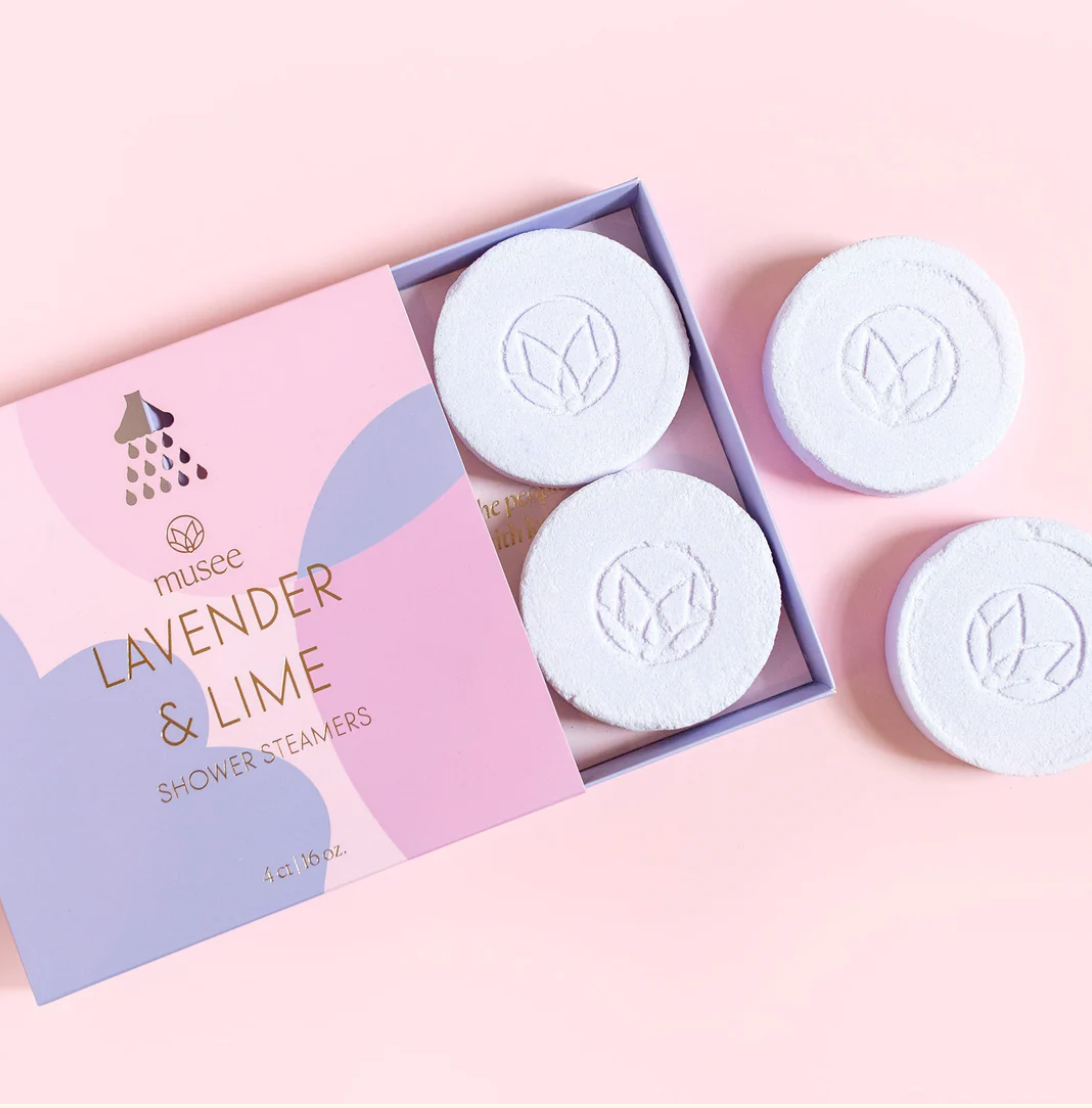 MUSEE LAVENDER & LIME SHOWER STEAMERS