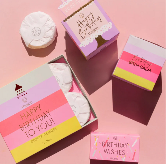 MUSEE HAPPY BIRTHDAY SHOWER STEAMERS