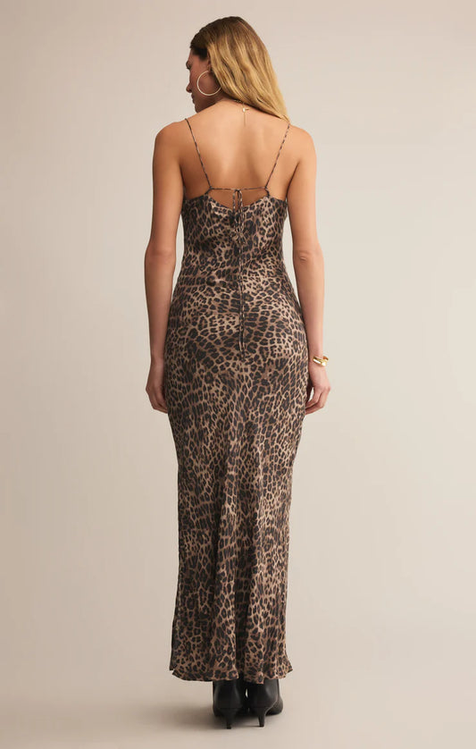 CIELO LEOPARD MIDI DRESS