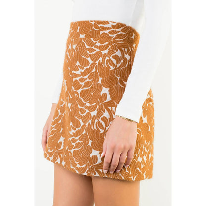 SUEDE FALL SKIRT