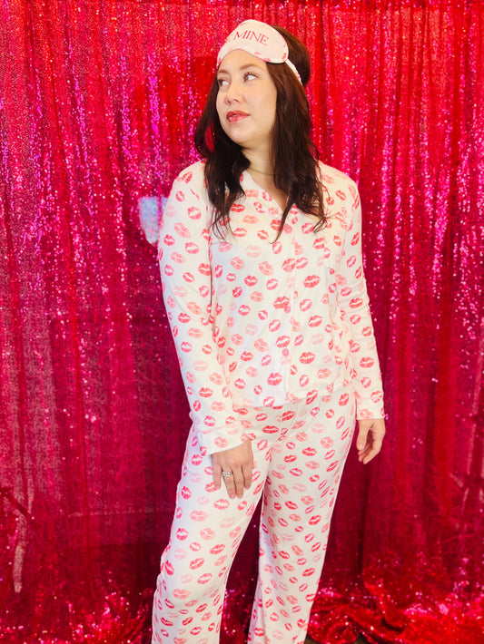 VALENTINES DAY KISSES 3 PIECE PJ SET | PJ SALVAGE