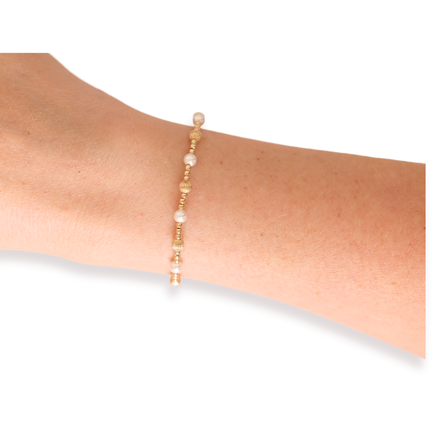 Palmer Fluted Pearl Bracelet