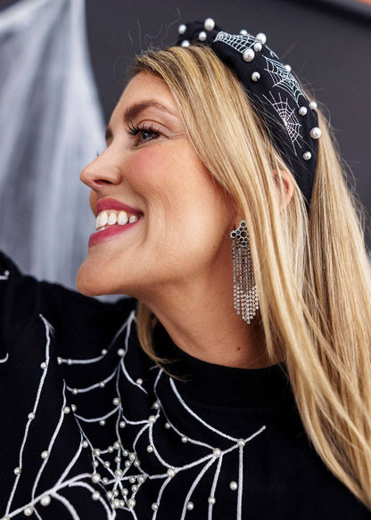 Pearl Webs Spider Headband | BRIANNA CANNON