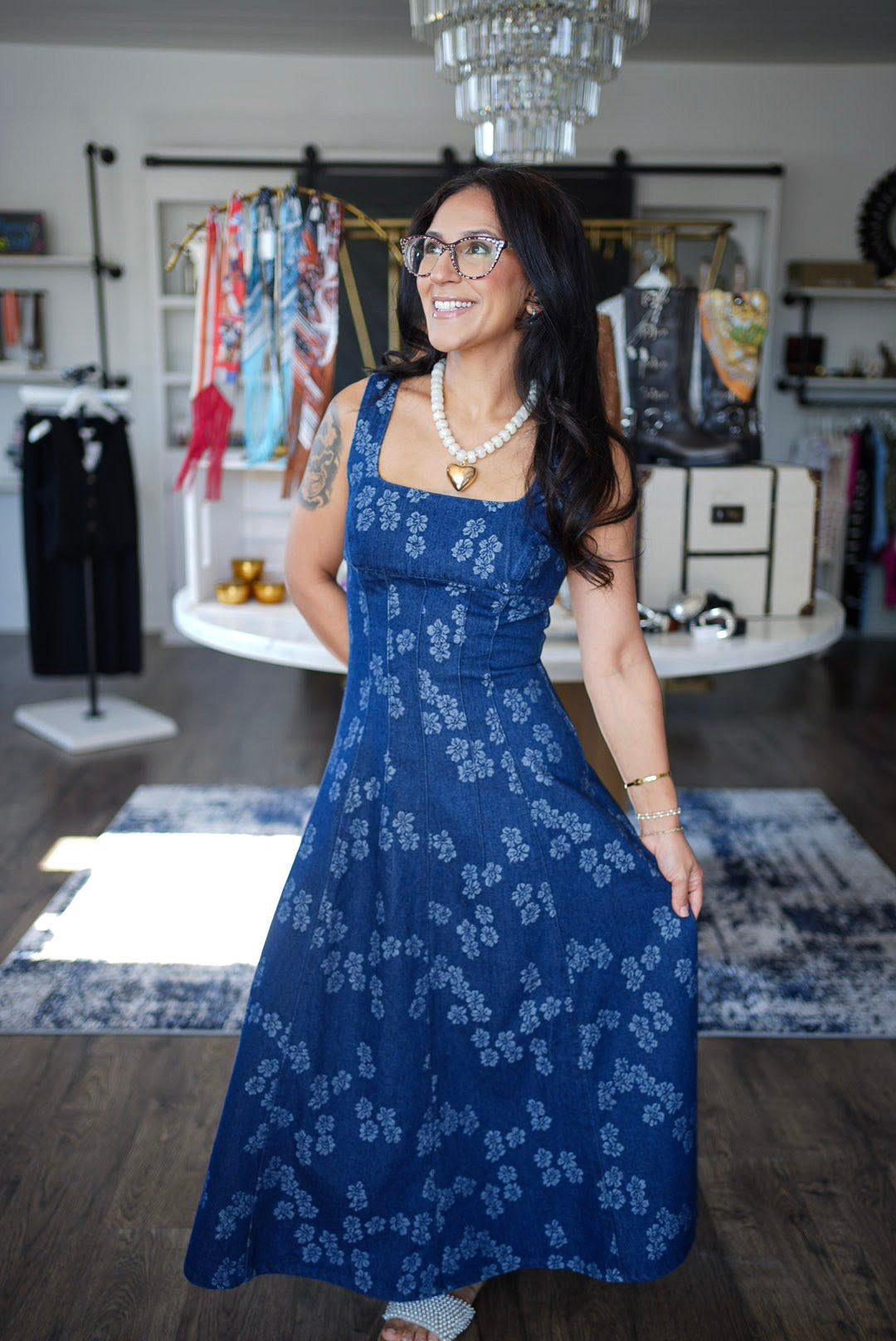 THE SADDLEBROOK FLORAL DRESS