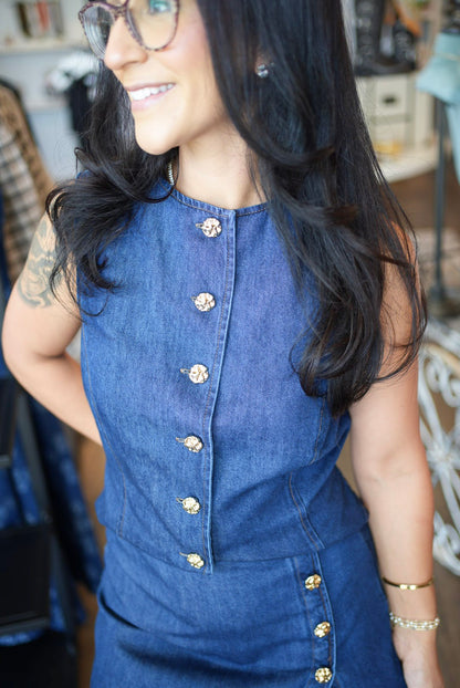 The Gianna Denim Vest