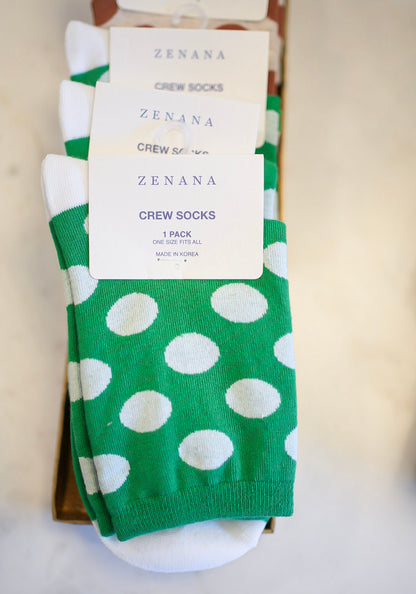 Aviana Polka Dot Socks