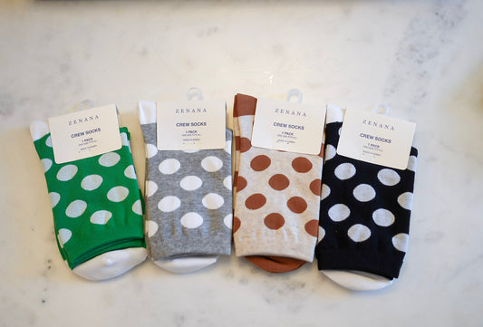 Aviana Polka Dot Socks