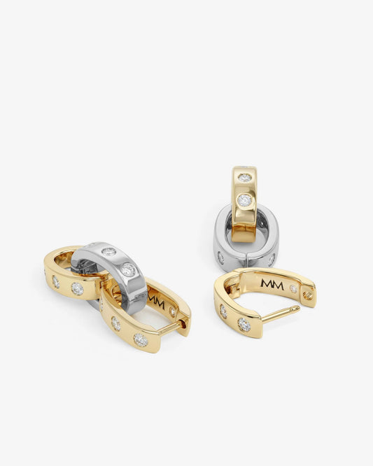 MELINDA MARIA | ASHLEY CHAIN CONVERTIBLE EARRING