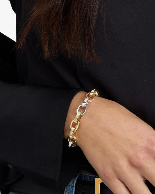MELINDA MARIA | CHAIN LINK BRACELET 9MM