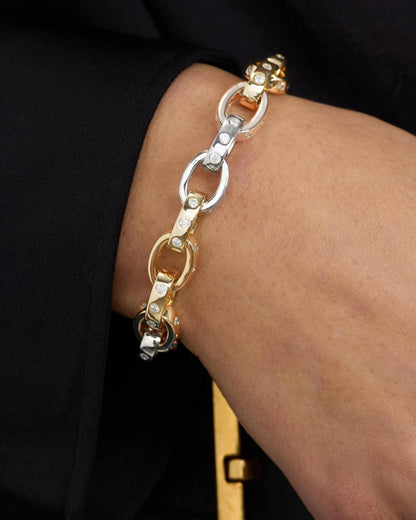 MELINDA MARIA | CHAIN LINK BRACELET 9MM