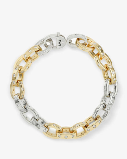 MELINDA MARIA | CHAIN LINK BRACELET 9MM