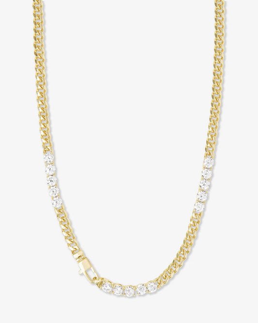 MELINDA MARIA | JULIANS OBSESSED WITH DIAMONDS NECKLACE 16'