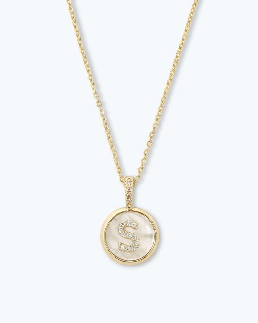 MELINDA MARIA | BABY LOVE LETTERS MEDALLION