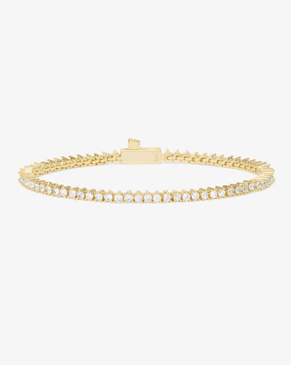 MELINDA MARIA | BABY NOT YOUR BASIC TENNIS BRACELET