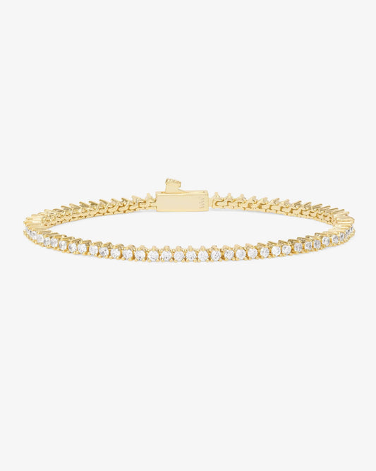 MELINDA MARIA | BABY NOT YOUR BASIC TENNIS BRACELET