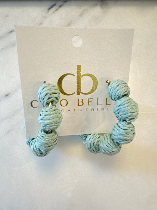 KIARA ROPE BEAD HOOP