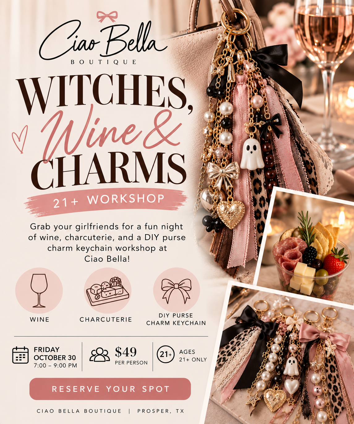 Witches, Wine & Charms 🖤🍷