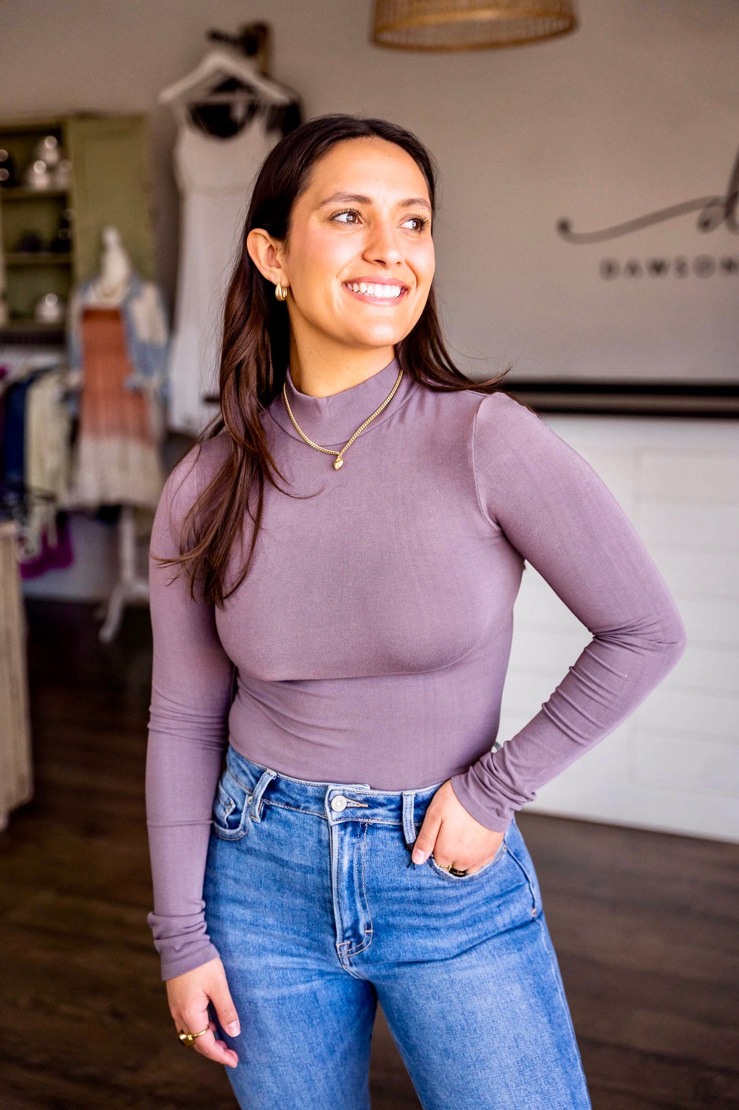 MOCKNECK BODYSUIT