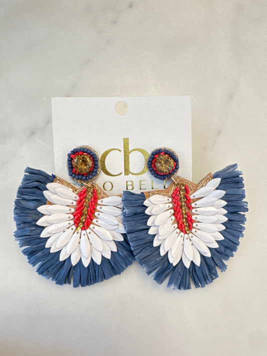 AMERICA FLARE EARRINGS