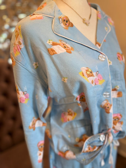 BEAR PRINT FLANNEL | PJ SALVAGE