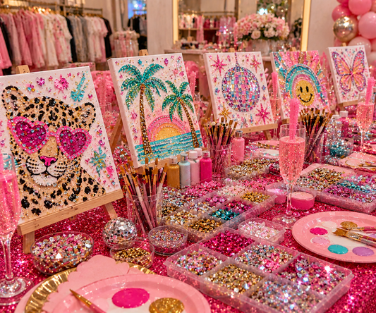 Paint & Bedazzle Birthday Experience 🎨✨