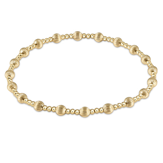 DIGNITY SINCERITY 4mm BEAD GOLD | E NEWTON