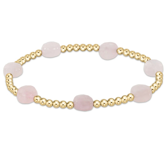 ENEWTON | ADMIRE GOLD 3MM BRACELET | PINK OPAL