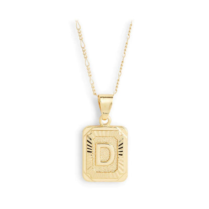 INITIAL CARD NECKLACE | BRACHA