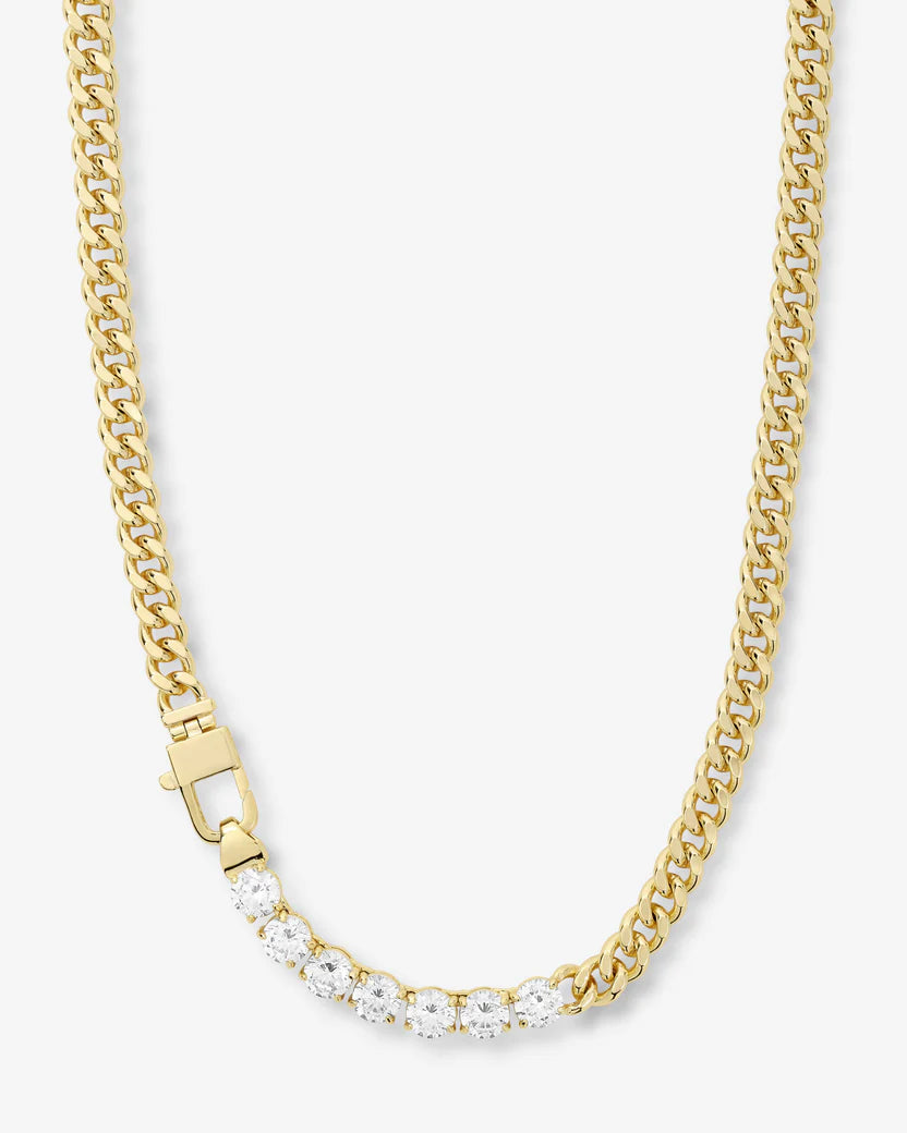 MELINDA MARIA | BABY JULIAN LOVES DIAMONDS NECKLACE 16'