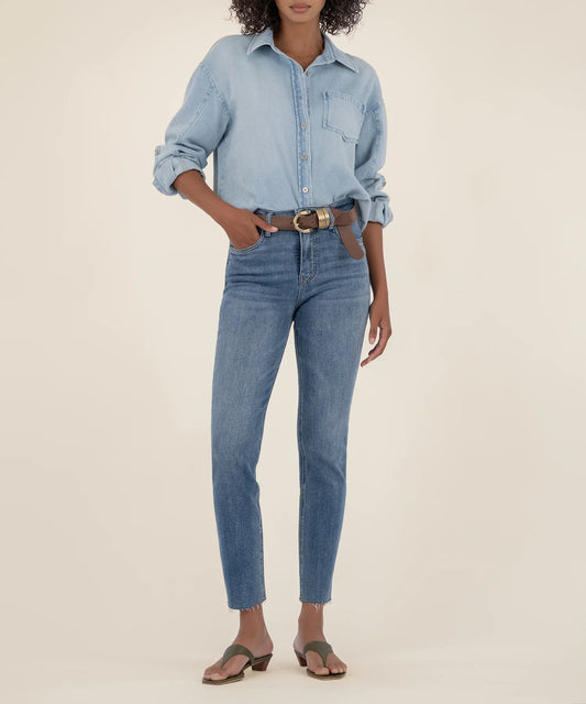 KUT | RACHAEL HIGH RISE MOM JEAN