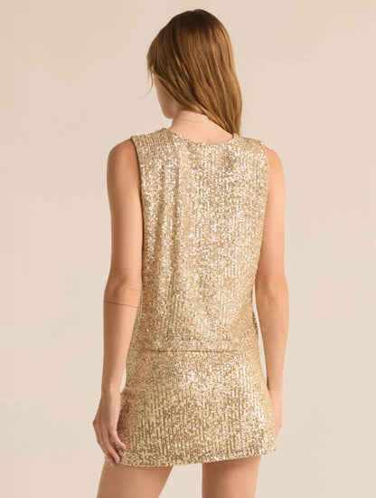 SLOANE SEQUIN TOP