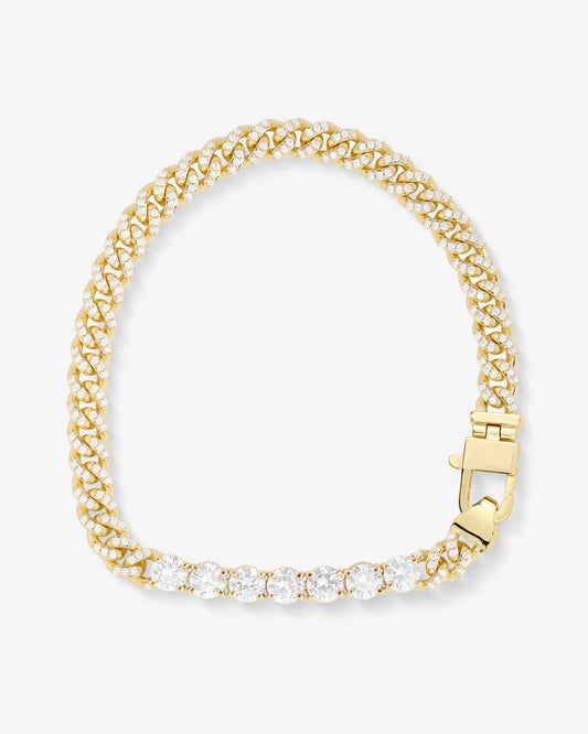 MELINDA MARIA | PAVE JULIAN LOVES DIAMONDS BRACELET