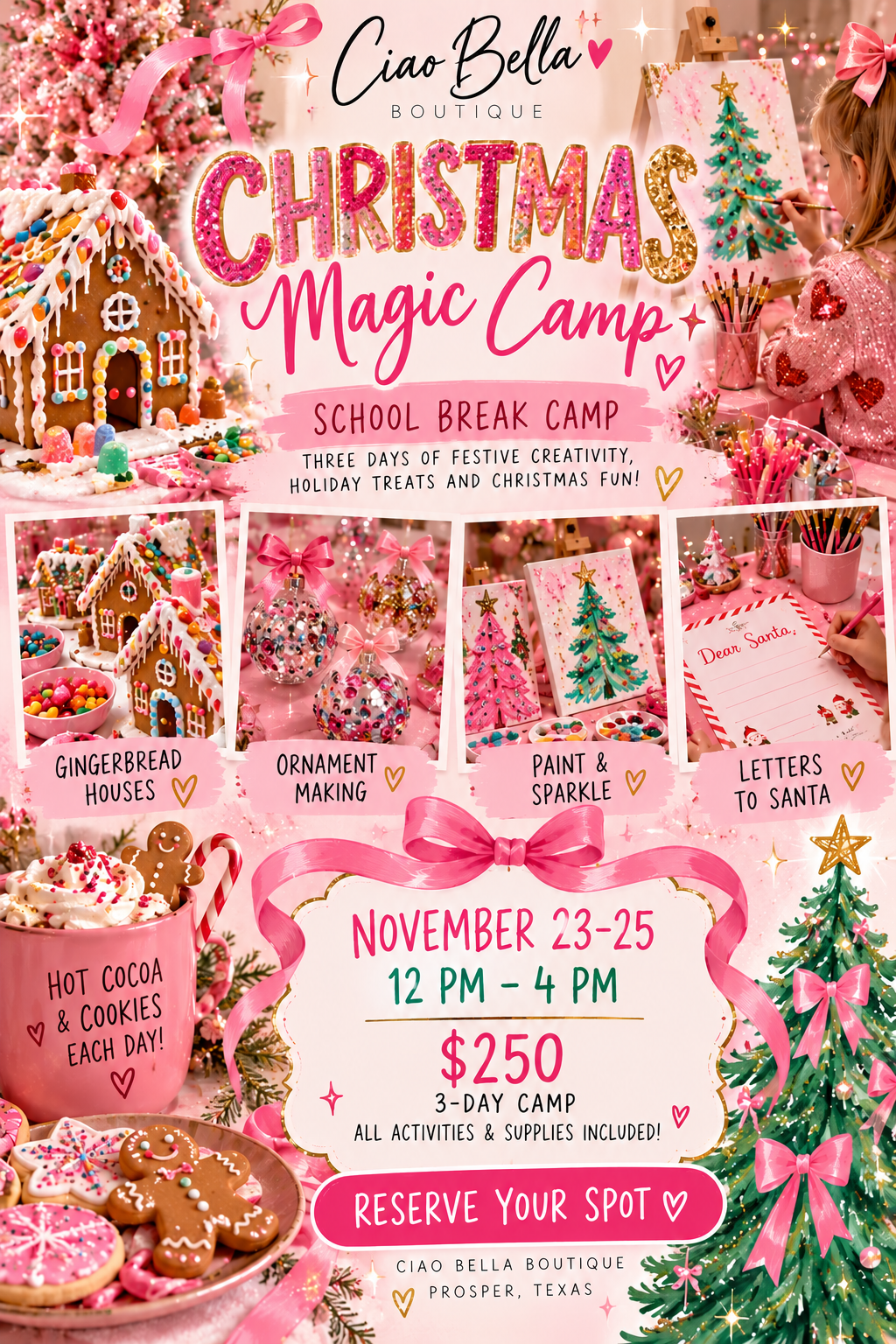 Ciao Bella Christmas Magic Camp 🎄