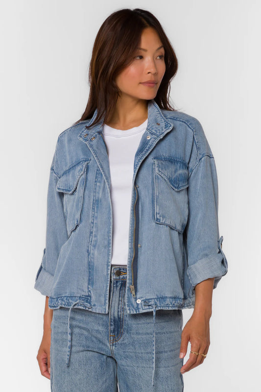 VELVET HEART ROGUE JACKET | SKY FALL