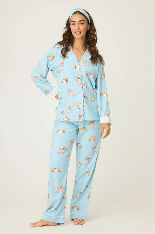 BEAR PRINT FLANNEL | PJ SALVAGE