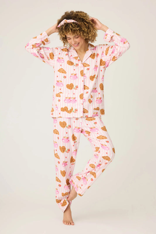 BRUNCH CLUB BREAKFAST FLANNEL | PJ SALVAGE