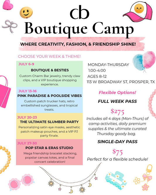 BOUTIQUE & BESTIES SUMMER CAMP