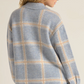 TYLER PLAID SWEATER JACKET