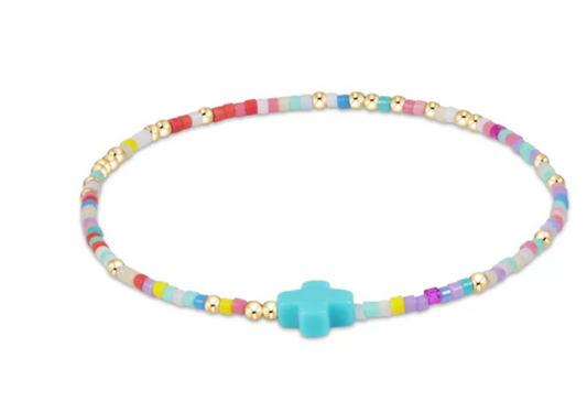 HOPE UNWRITTEN SIGNATURE CROSS BRACELET | HOT MESS
