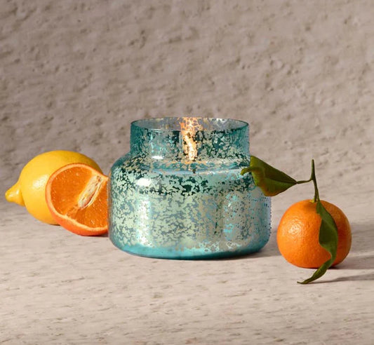 VOLCANO AQUA OPALINE SIGNATURE JAR 19 OZ