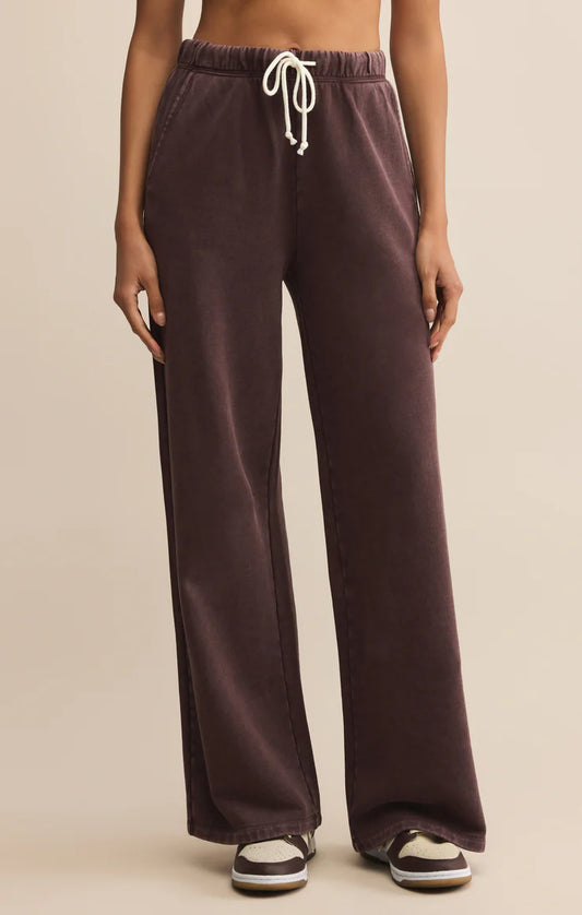 HUNTER KNIT DENIM PANT | CHOCOLATE CHERRY | Z SUPPLY