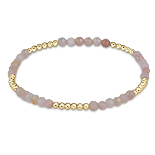 ENEWTON | BLISSFUL PATTERN 2.5MM BRACELET | PINK OPAL