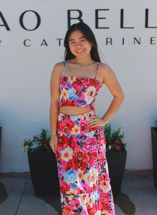 Tamra Jubilee Top And Maxi Skirt Set| Buddy Love